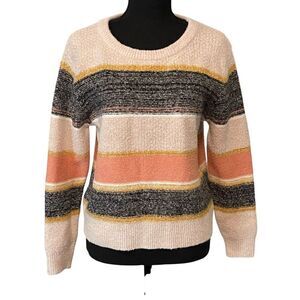 Skies Are Blue Women’s Striped Knit Sweater